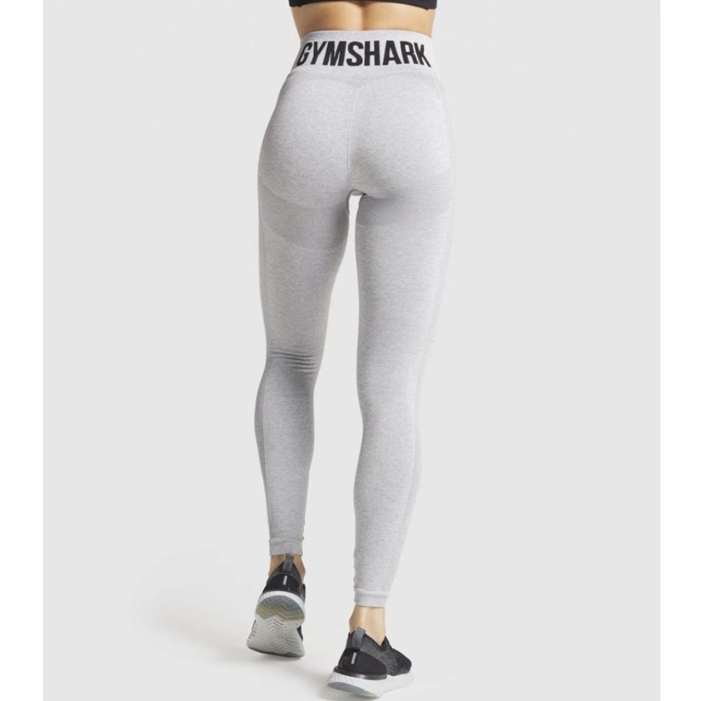 Gymshark Flex High Waisted Leggings in Gray Marl